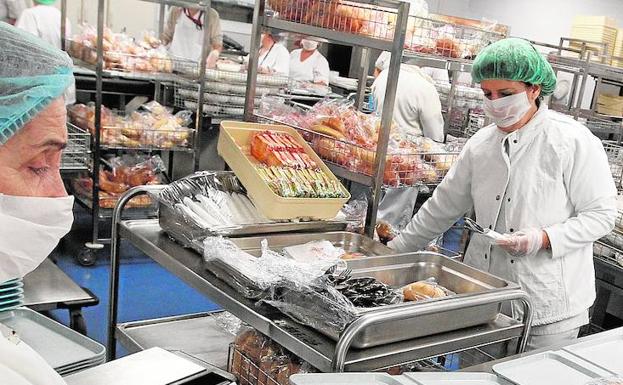 Cocinas del hospital La Fe de Valencia. 