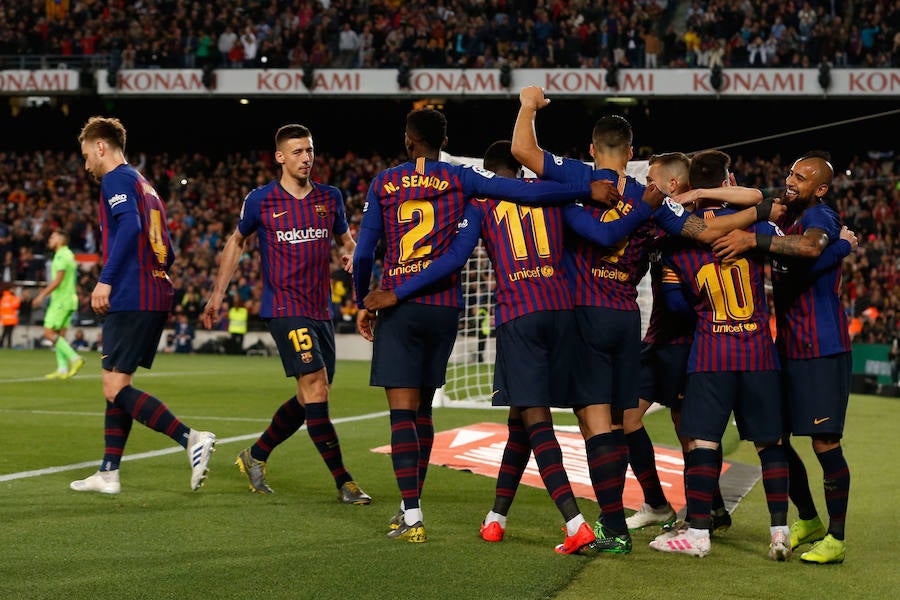 Las mejores fotos del partido de la jornada 35 de LaLiga en el Camp Nou. Un encuentro decisivo para ambos conjuntos