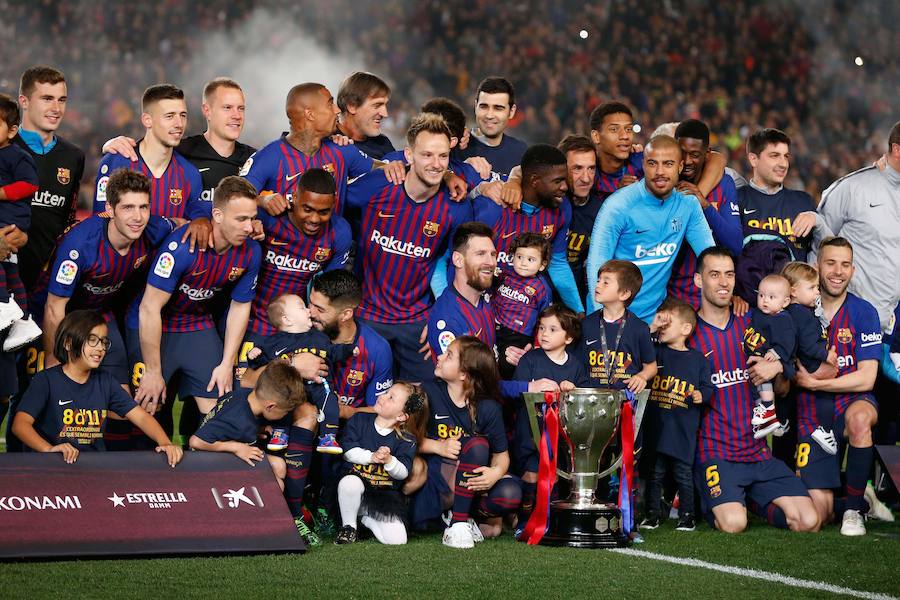 El Barcelona ha celebrado la 26ª Liga de la historia del club