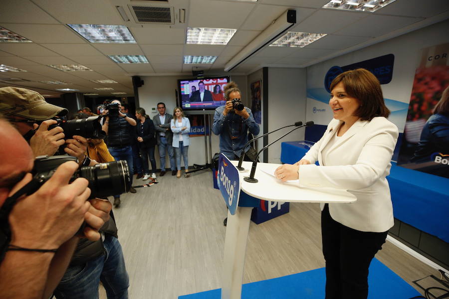 Fotos: Así espera el PP los resultados de las elecciones del 28A