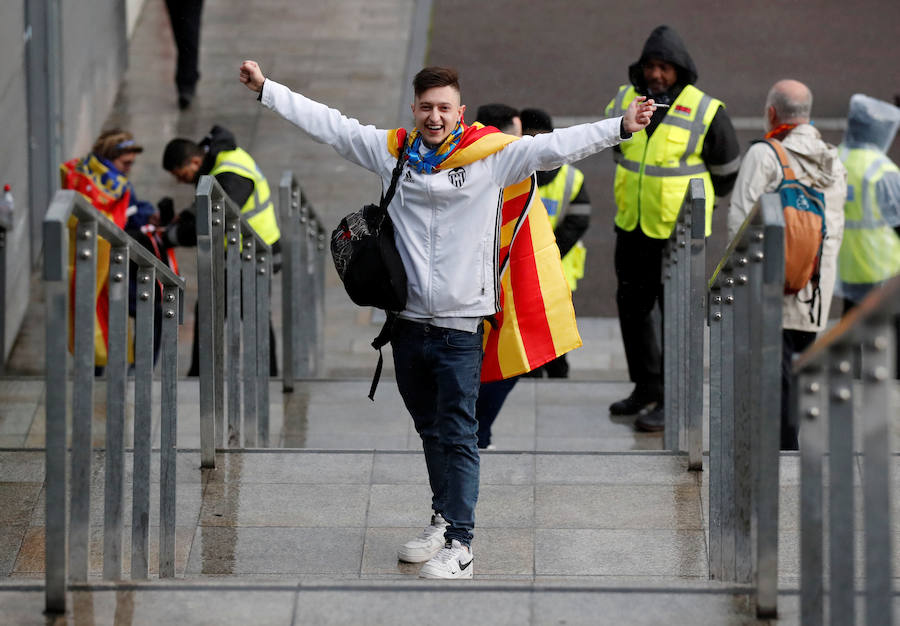 Fotos: La afición del Valencia CF en Londres