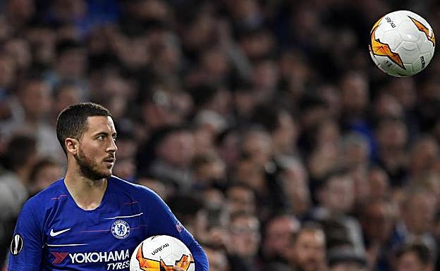 Eden Hazard, juagdor del Chelsea. 