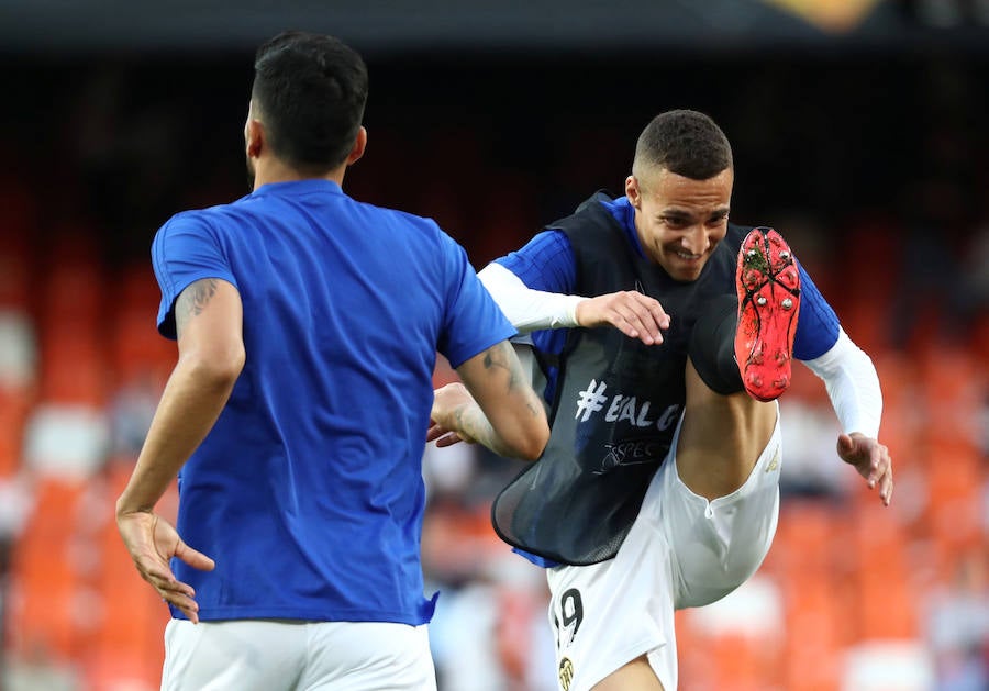 Las mejores fotos del partido de vuelta de semifinales de Europa League disputado en Mestalla