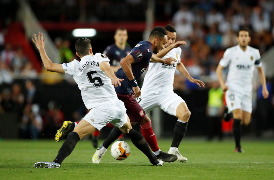 Las mejores fotos del partido de vuelta de semifinales de Europa League disputado en Mestalla