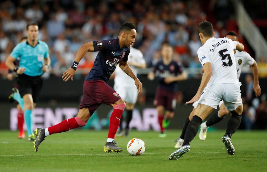 Las mejores fotos del partido de vuelta de semifinales de Europa League disputado en Mestalla