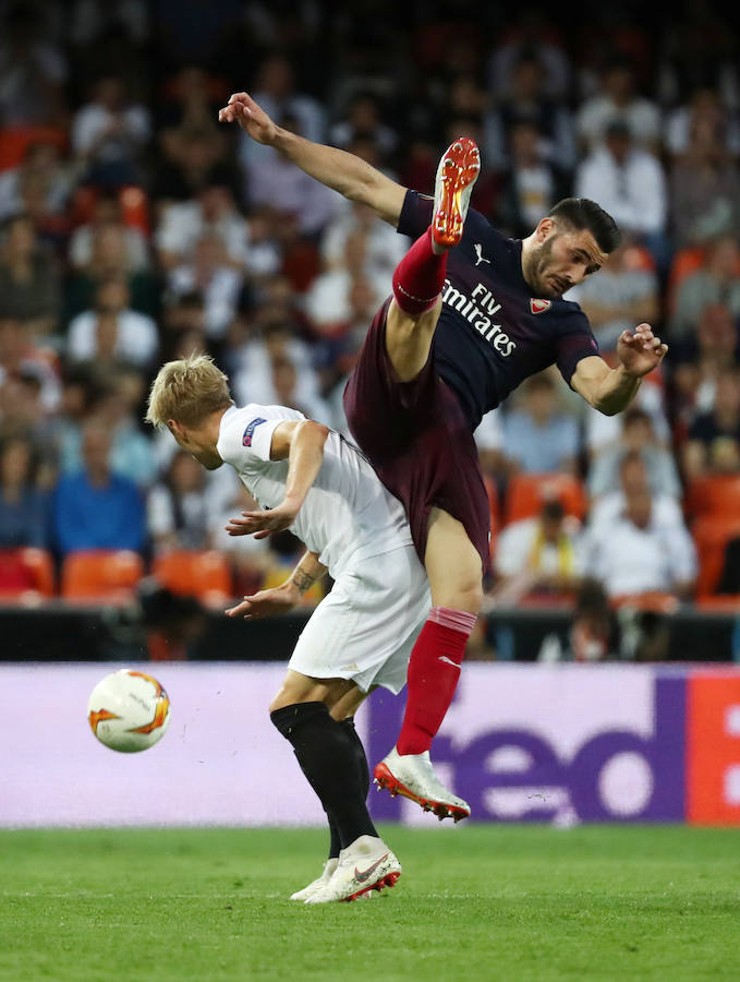 Las mejores fotos del partido de vuelta de semifinales de Europa League disputado en Mestalla