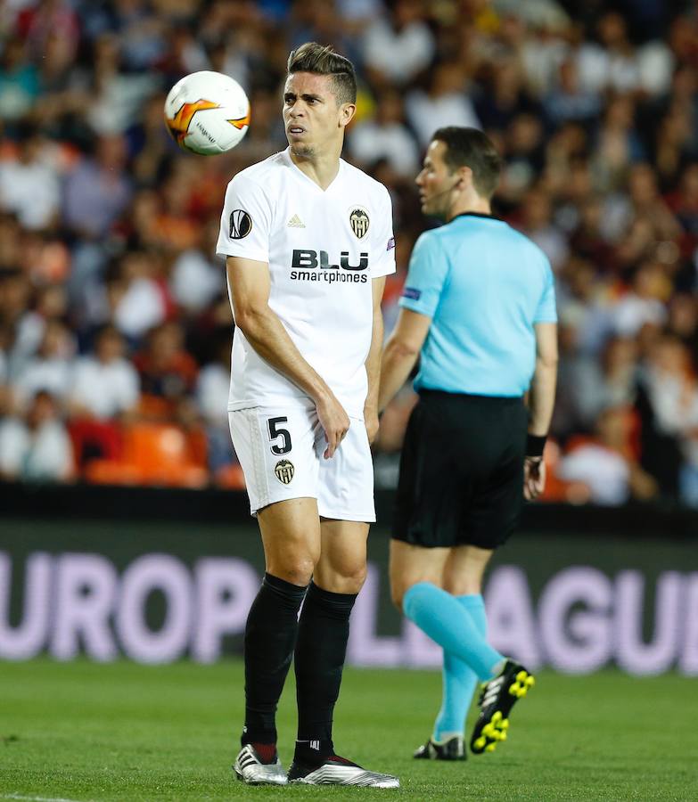 Las mejores fotos del partido de vuelta de semifinales de Europa League disputado en Mestalla