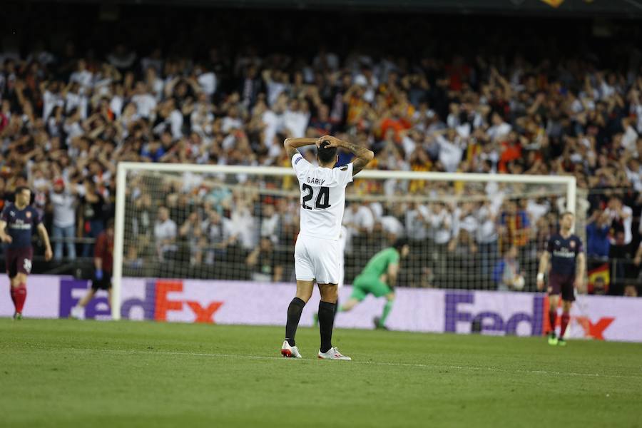 Las mejores fotos del partido de vuelta de semifinales de Europa League disputado en Mestalla