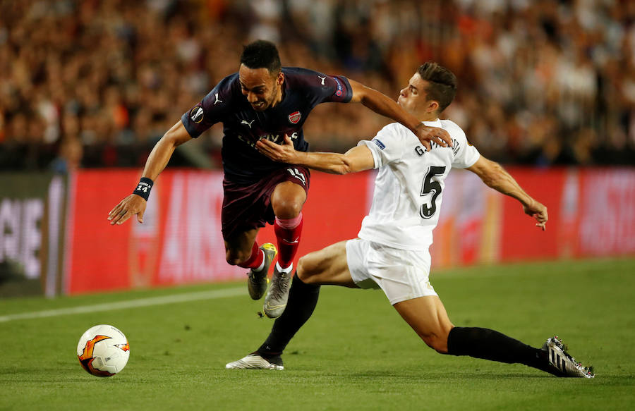 Las mejores fotos del partido de vuelta de semifinales de Europa League disputado en Mestalla