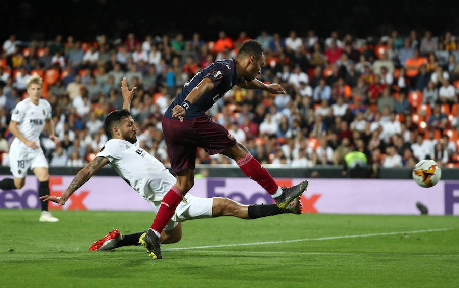 Las mejores fotos del partido de vuelta de semifinales de Europa League disputado en Mestalla