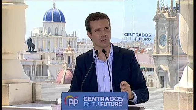 Casado reivindica en Valencia que el PP «sigue siendo la casa del centroderecha»