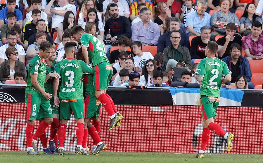 Estas son las fotos que deja el partido de la jornada 37 de LaLiga en Mestalla.