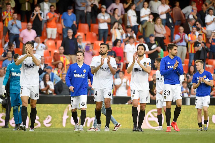 Estas son las fotos que deja el partido de la jornada 37 de LaLiga en Mestalla.