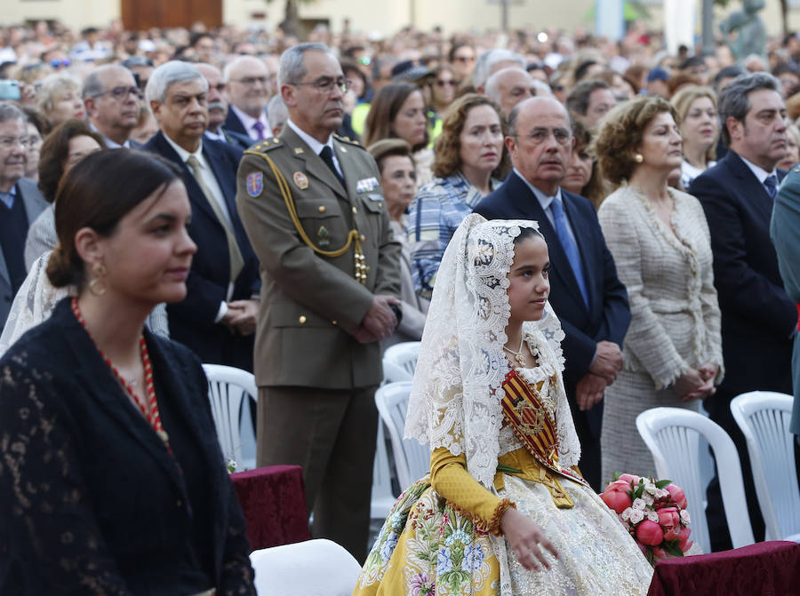 Traslado de la Mare de Déu, la Virgen de los Desamparados, en 2019. Un momento del traslado entre la basílica y la catedral de Valencia, celebrado después de la Misa de Infantes.