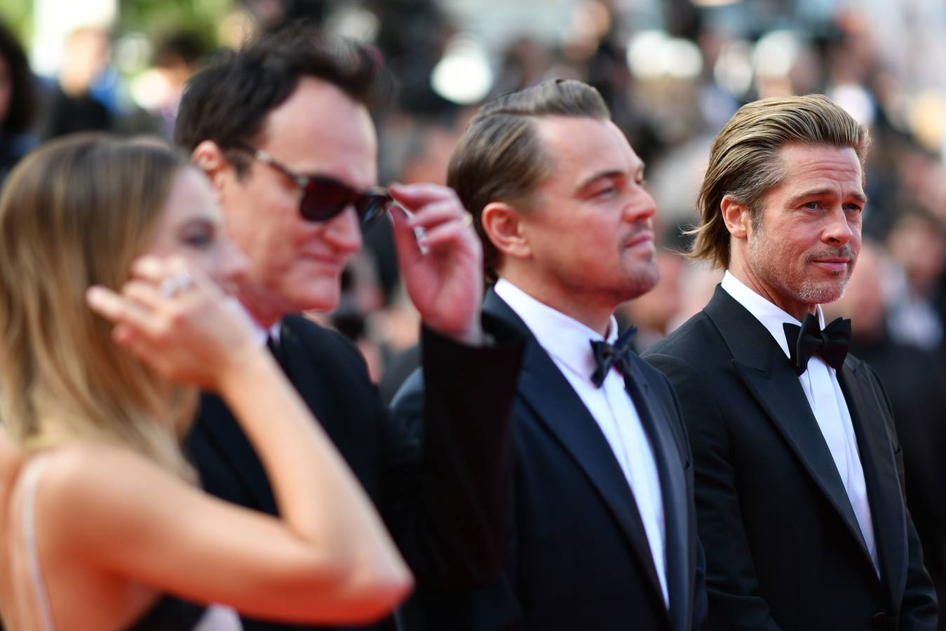 «Érase una vez en... Hollywood», de Quentin Tarantino, era una de las películas más esperadas del Festival de Cannes, y su alfombra roja este martes antes del estreno no decepcionó, con Leonardo DiCaprio y Brad Pitt como dos de los actores más aclamados. Completó el trío Margot Robbie.