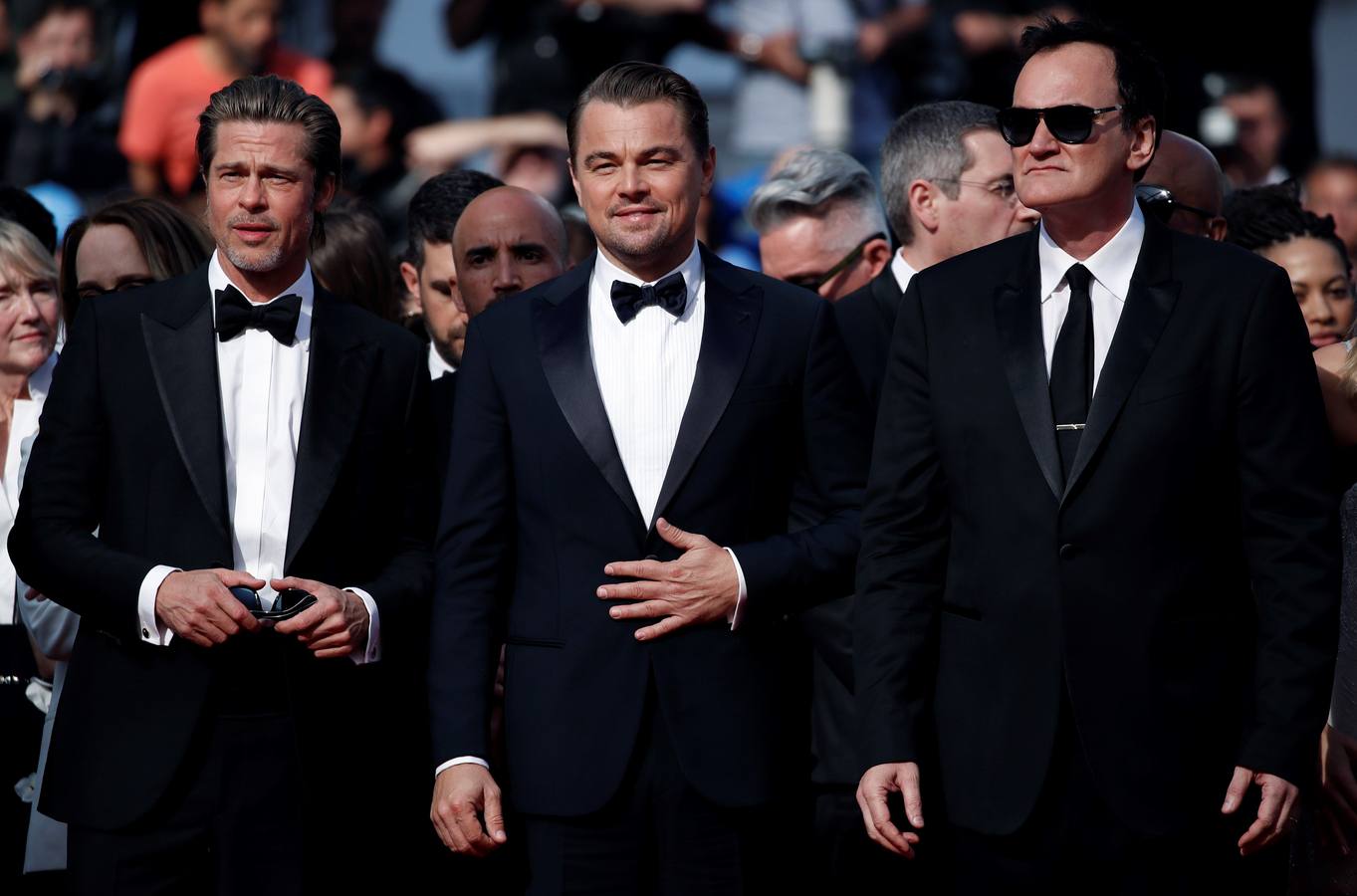 «Érase una vez en... Hollywood», de Quentin Tarantino, era una de las películas más esperadas del Festival de Cannes, y su alfombra roja este martes antes del estreno no decepcionó, con Leonardo DiCaprio y Brad Pitt como dos de los actores más aclamados. Completó el trío Margot Robbie.