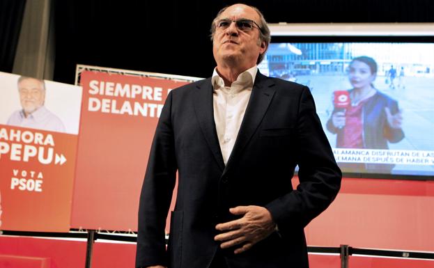 El candidato del PSOE a la Comunidad de Madrid, Ángel Gabilondo.