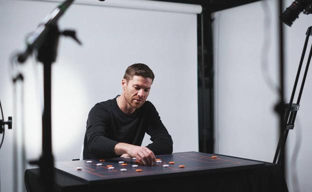 Xabi Alonso, en su clase magistral. 