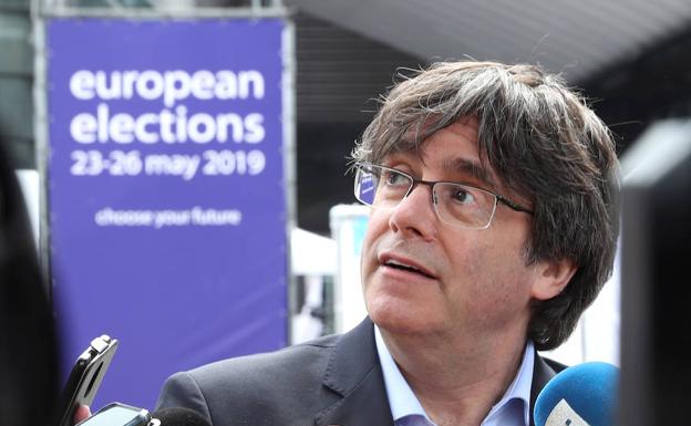 Puigdemont, el pasado lunes en Bruselas. 