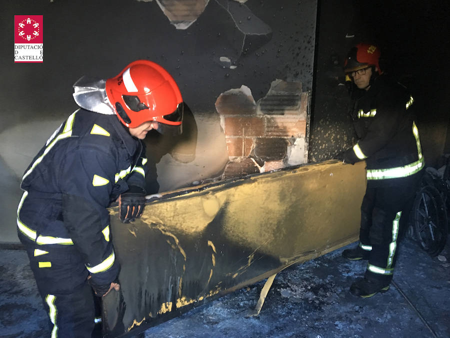 Fotos: Incendio en una residencia de mayores en Benicàssim