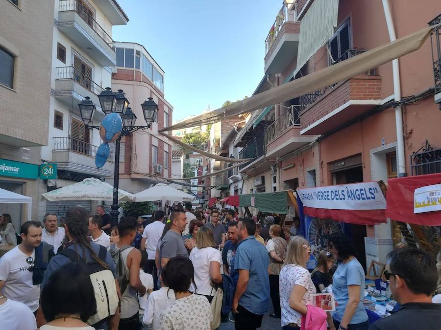 El municipio situado en pleno corazón de la Sierra Calderona ha festejado hoy la jornada que dedica a su fruto más típico. Para tal ocasión, que llega a la edición número 49, se han repartido miles de bandejas de forma gratuita para que los visitantes puedan degustar las cerezas de la zona. El Día de la Cereza se enmarca dentro de la Feria de la Calderona, una celebración que tiene lugar durante todo el fin de semana con actos y eventos de todo tipo en las calles de este municipio situado junto a l'Oronet.