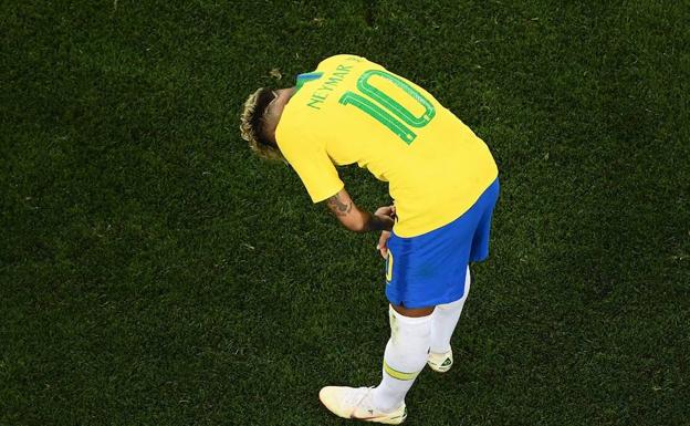 Neymar, durante el partido ante Suiza. 
