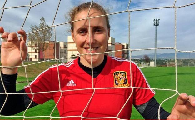 Mariasun Quiñones, portera de la selección. 