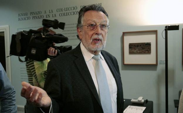 Alfonso Grau, durante una comparecencia ante los medios. 