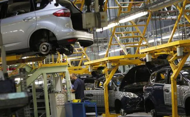 Interior de la planta de Ford Almussafes.