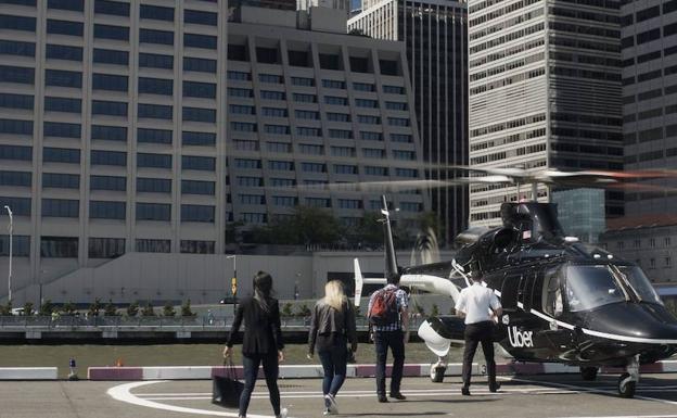 Llegan los primeros helicópteros de Uber