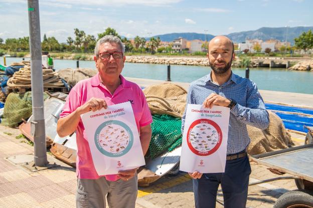 Presentación ayer en el puerto pesquero de Cullera. 