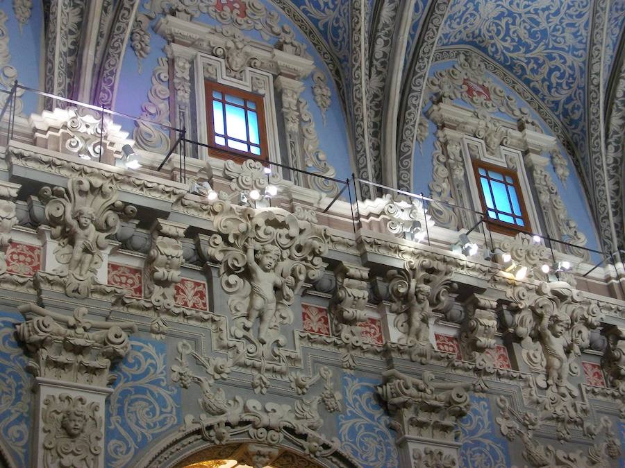 Detalles barrocos de la Iglesia de San Esteban. 