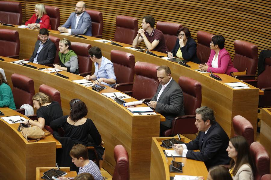 Fotos: Pleno de investidura de Ximo Puig en Les Corts