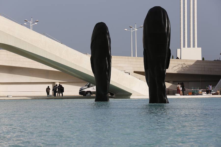 Minna, Isabella, Laura Asia, Maria, Laurelle, Carla y Silvia. Son los nombres de las grandes esculturas del artista Jaume Plensa que desde este jueves 26 de junio lucen en la Ciudad de las Ciencias de Valencia. La exposición, que se podrá ver hasta el 3 de noviembre, es todo un «homenaje a la feminidad», ha dicho el artista barcelonés. Plensa ha descrito la muestra, creada para Valencia, como una celebración de la mujer «en su diversidad». El creador ha vuelto a la capital del Turia tras más de una década para quedarse. La propia Hortensia Herrero ha afirmado que comprará «dos de estas cabezas escultóricas: una a título personal y otra al de la Fundación».