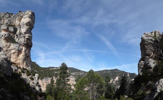 Vistas desde el 'Portell de l'Infern'.