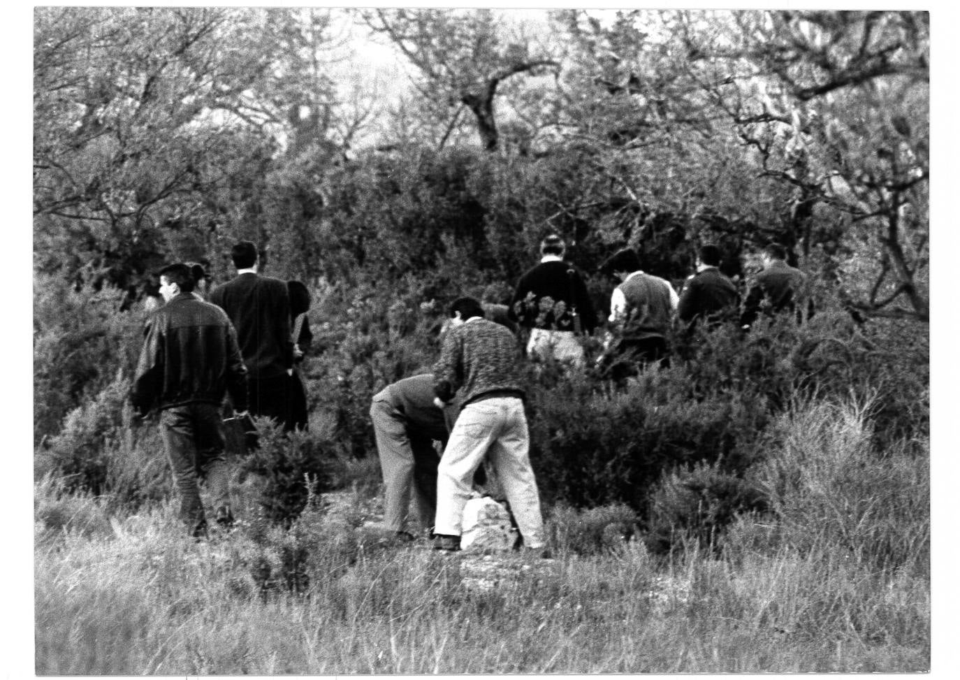 Hallazgo de la fosa el 27 de enero de 1993.