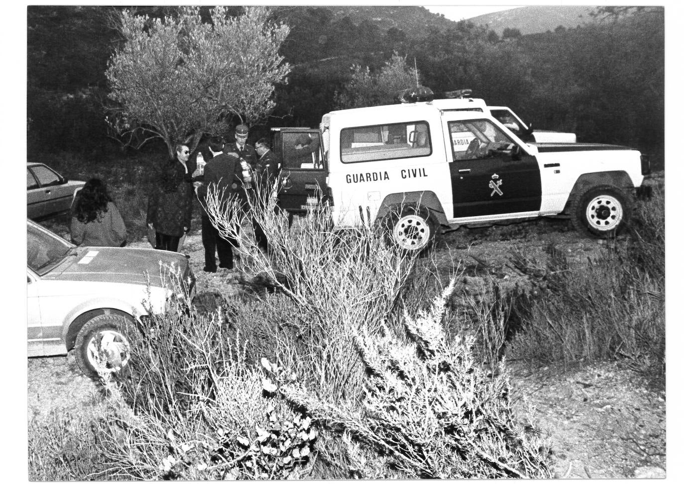 Hallazgo de la fosa el 27 de enero de 1993.