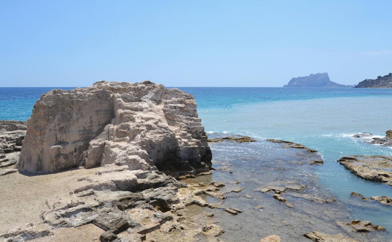 Playa l'Ampolla de Teulada-Moraira, donde ha ocurrido el suceso.