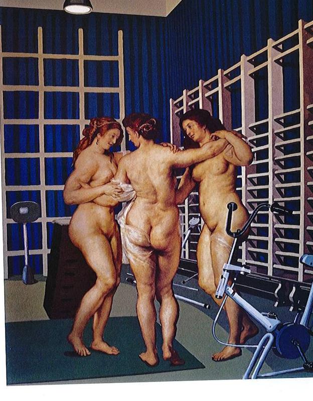 'Las tres gracias', obra presente en la muestra. 