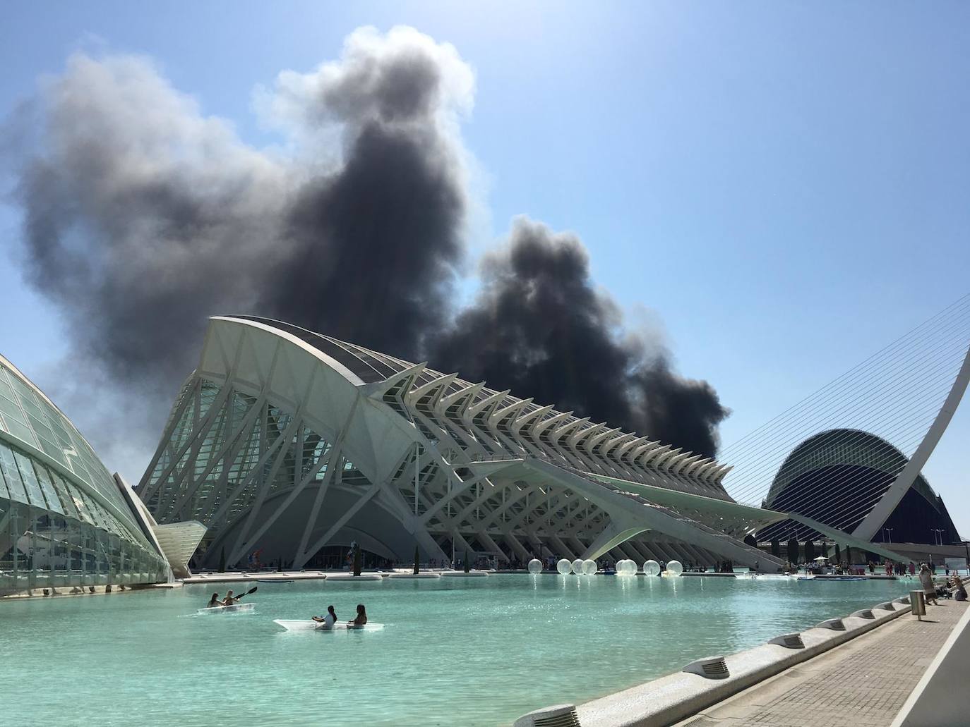 Fotos: Incendio en l&#039;Oceanogràfic de Valencia