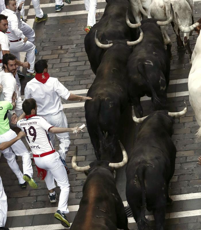 Fotos: Cuarto encierro de golpes protagonizado por los Jandilla