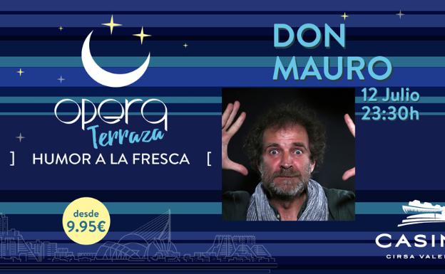 Cartel promocional monólogo de Don Mauro.