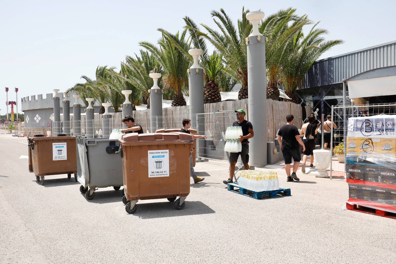 Fotos: Preparativos del festival Marenostrum 2019