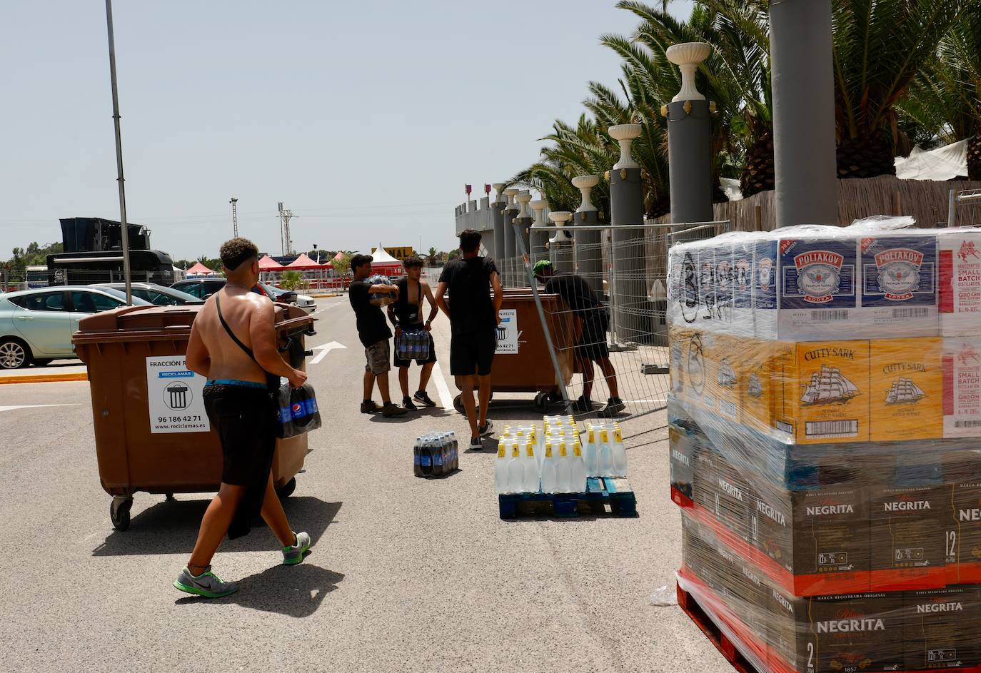 Fotos: Preparativos del festival Marenostrum 2019