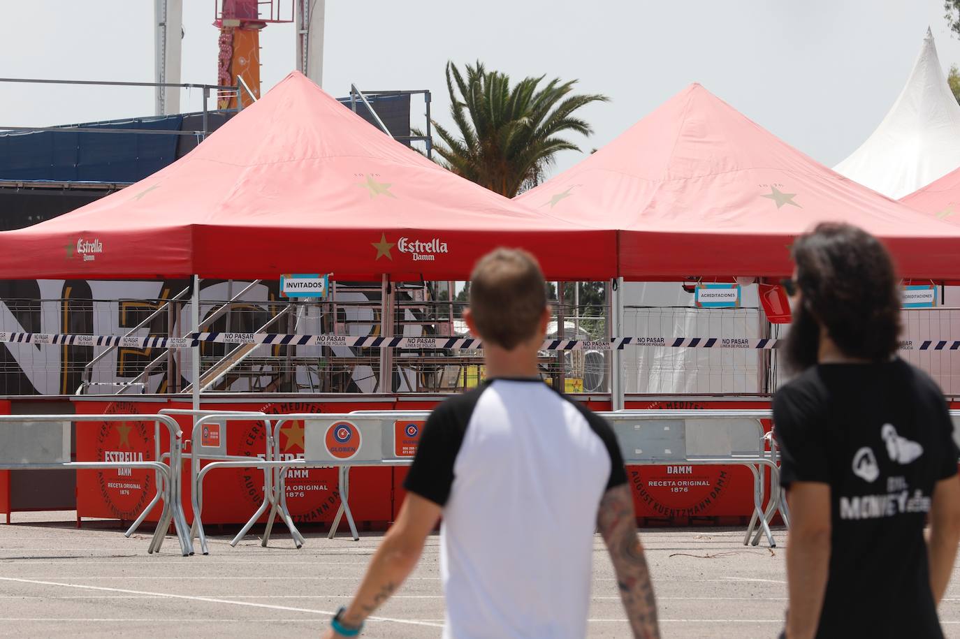 Fotos: Preparativos del festival Marenostrum 2019