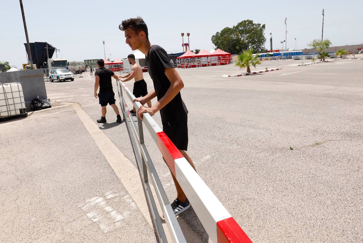 Fotos: Preparativos del festival Marenostrum 2019