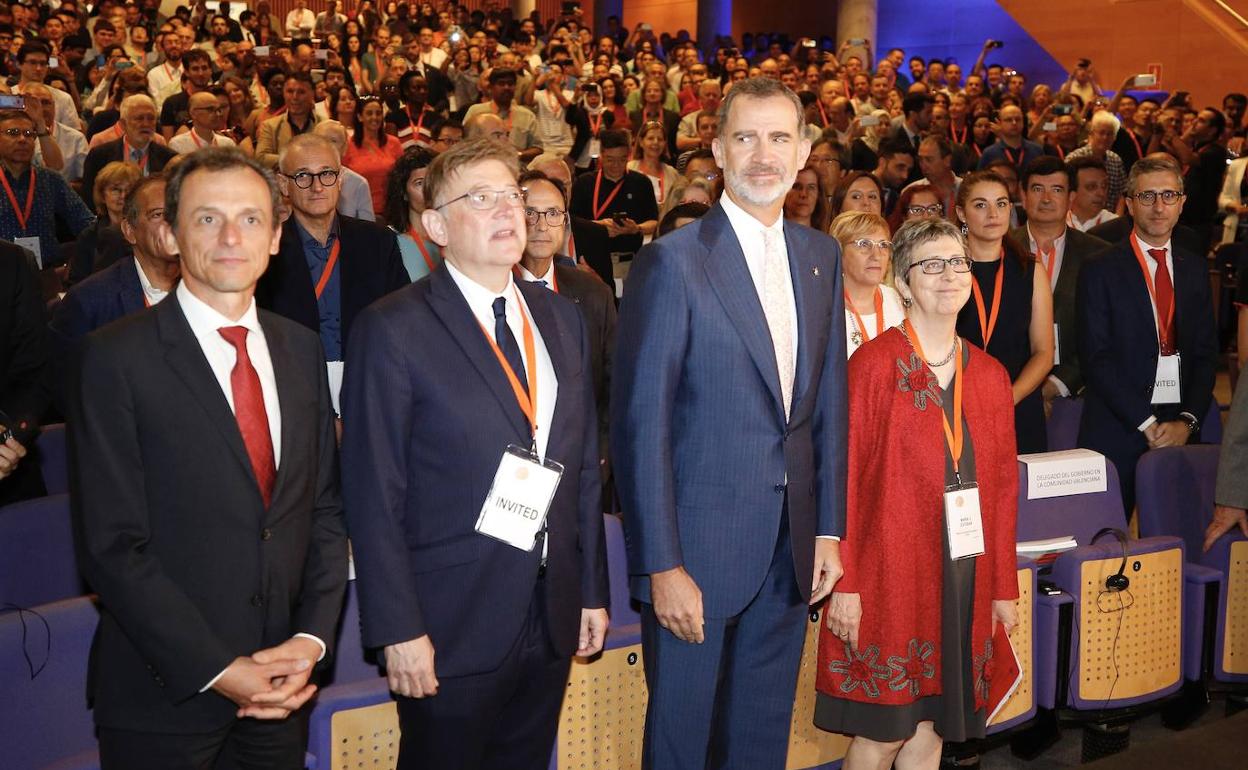 Felipe VI inaugura el Congreso Internacional de Matemáticas. 