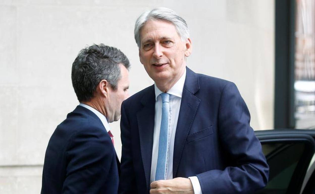 El ministro de Finanzas británico, Philip Hammond.