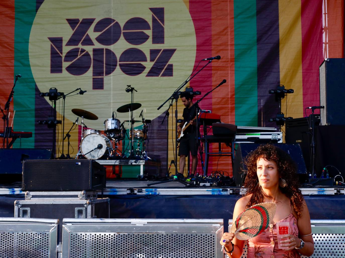 La Casa Azul y Xoel López han puesto punto final este jueves a los Conciertos de Viveros de la Feria de Julio 2019. 