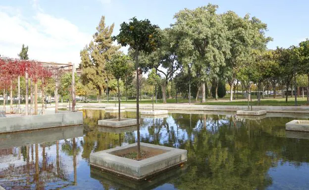 'Estanque de los Naranjos' en el Jardín de Polífilo. 